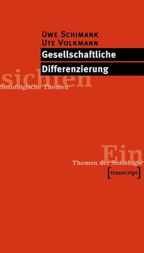 Beispielbild fr Gesellschaftliche Differenzierung zum Verkauf von medimops