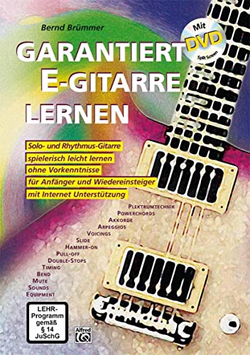 9783933136534: Garantiert E-Gitarre lernen (mit DVD)
