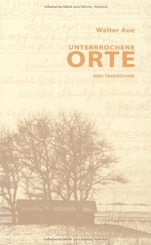 Imagen de archivo de Unterbrochene Orte. Drei Tagebcher a la venta por Thomas Dring - Verkauf von Bchern