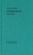 Stock image for Hingegend. Gedichte. for sale by Neusser Buch & Kunst Antiquariat
