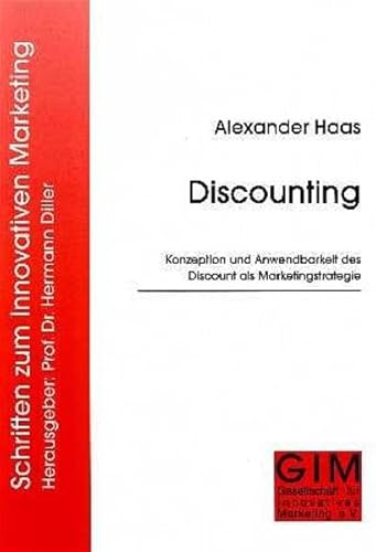 Beispielbild fr Discounting: Konzeption und Anwendbarkeit des Discount als Marketingstrategie zum Verkauf von medimops