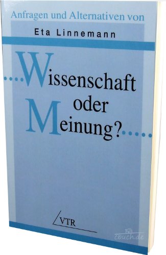 9783933372222: Eta Linnemann - Paket. Gibt es ein synoptisches Problem? Bibelkritik auf dem Prfstand. Wissenschaft oder Meinung: Wissenschaft oder Meinung?: Anfragen und Alternativen (Livre en allemand)