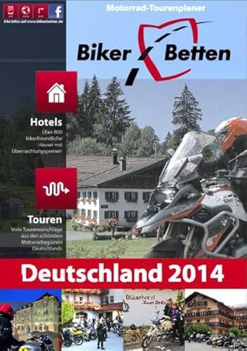 9783933385765: Biker-Betten Deutschland 2014: Motorrad-Tourenplaner