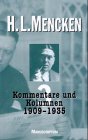 9783933497543: Kommentare und Kolumnen: 1909-1935