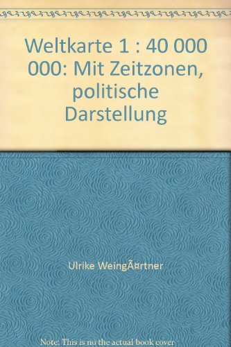 Poster Weltkarte mit Zeitzonen, politische Darstellung, 1:40 Mio. (Geo Map)