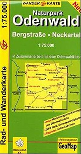 Beispielbild fr GeoMap Karten, Naturpark Odenwald: Bergstrasse, Neckartal zum Verkauf von medimops