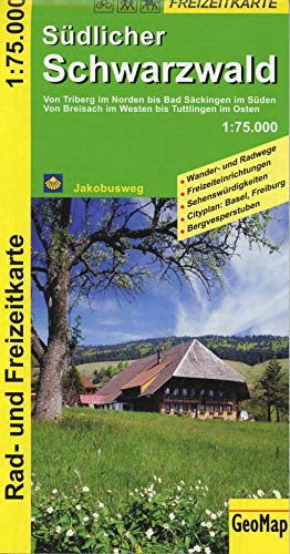 Beispielbild fr GeoMap Karten, Naturpark Sdschwarzwald: Von Triberg im Norden bis Bad Sckingen im Sden. Von Breisach im Westen bis Tuttlingen im Osten zum Verkauf von medimops
