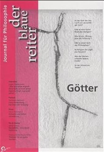 Stock image for Der blaue reiter, Journal fr Philosophie, Nr.10, Gtter: Bd 10 for sale by medimops