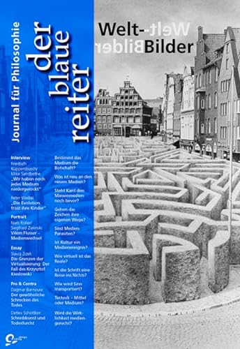 Stock image for Der blaue reiter, Journal fr Philosophie, Nr.13, Welt-Bilder: Bd 13 for sale by medimops