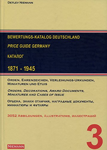 Niemann Katalog Bewertungskatalog Deutschland 1871-1945 Niemann 3.Auflage 