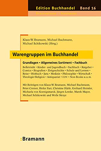 Beispielbild fr Warengruppen im Buchhandel: Grundlagen Allgemeines Sortiment Fachbuch zum Verkauf von Jasmin Berger