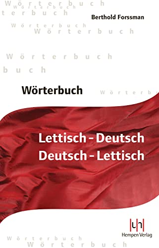 Beispielbild fr Wrterbuch Lettisch-Deutsch und Deutsch-Lettisch. Mit ber 43.000 Eintragungen, zum Verkauf von Antiquariat Robert von Hirschheydt