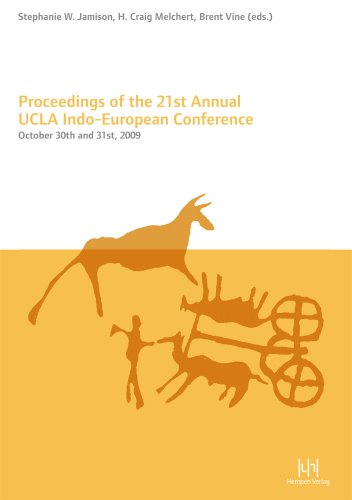 Beispielbild fr Proceedings of the 21st Annual UCLA Indo-European Conference: Los Angeles October 30th and 31st, 2009 zum Verkauf von Revaluation Books