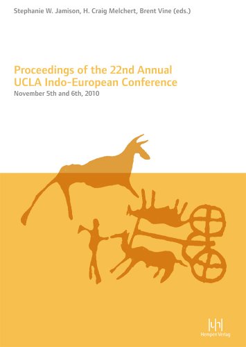 Beispielbild fr Proceedings of the 22nd Annual UCLA Indo European Conference zum Verkauf von ISD LLC