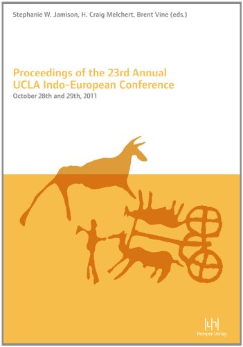 Stock image for Proceedings of the 23rd Annual UCLA Indo European Conference for sale by ISD LLC