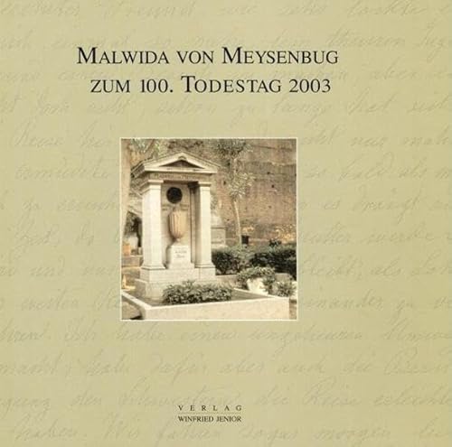 9783934377684: Malwida von Meysenbug zum 100. Todestag 2003, Jahrbuch 2002