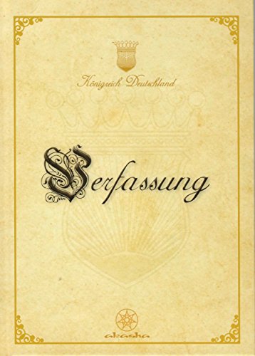 Stock image for Verfassung des Knigreichs Deutschland for sale by Blackwell's