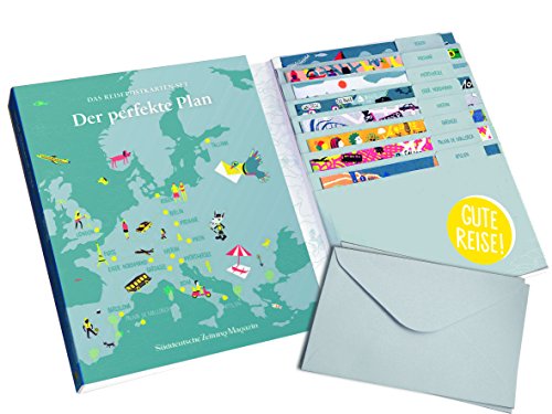 Stock image for Der perfekte Plan: 16 Reisepostkarten mit den besten Reisezielen aus dem SZ-Magazin for sale by medimops