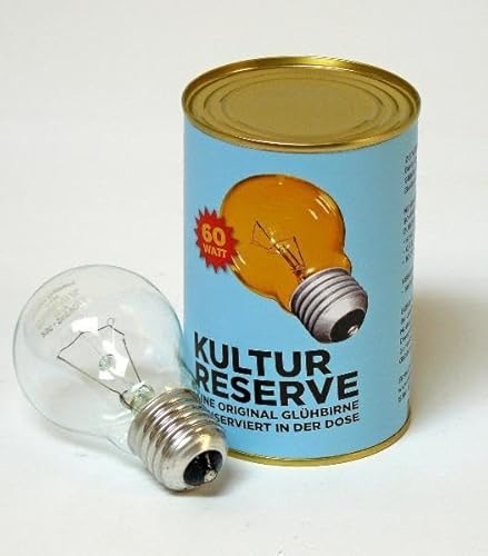 Beispielbild fr Kultur-Reserve: Eine original Glhbirne in der Dose zum Verkauf von medimops