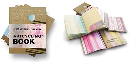 Stock image for ARTCYCLING BOOK. Jedes Buch ein Unikat. ca. A6-Format: Die neue farbige Notizbuchgeneration aus 100 % Recycling Material for sale by medimops