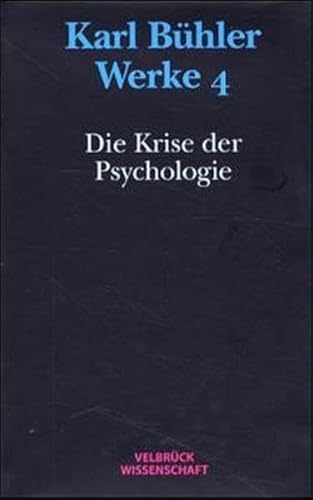 Die Krise der Psychologie.