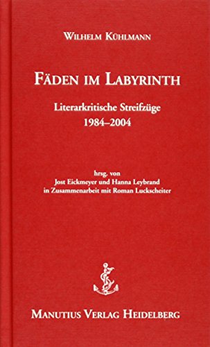 Imagen de archivo de Fden im Labyrinth: Literarische Streifzge 1984-2004 a la venta por medimops