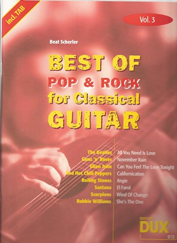 Beispielbild fr Best Of Pop &amp; Rock for Classical Guitar 2 zum Verkauf von Blackwell's