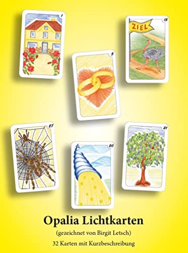 Beispielbild fr Opalia Lichtkarten. 32 Karten im Samtsckchen zum Verkauf von medimops