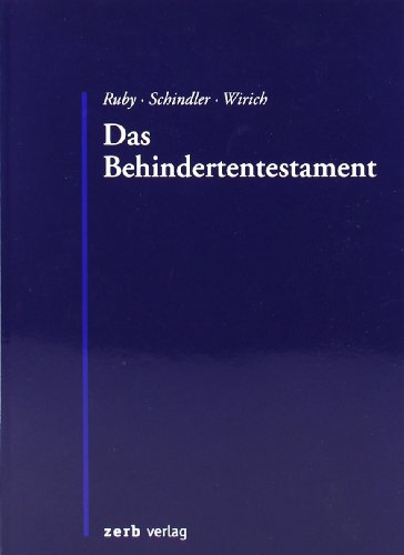 9783935079778: Das Behindertentestament