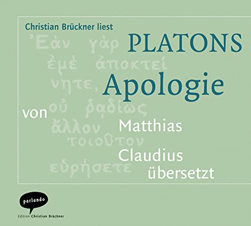 9783935125536: Platons Apologie