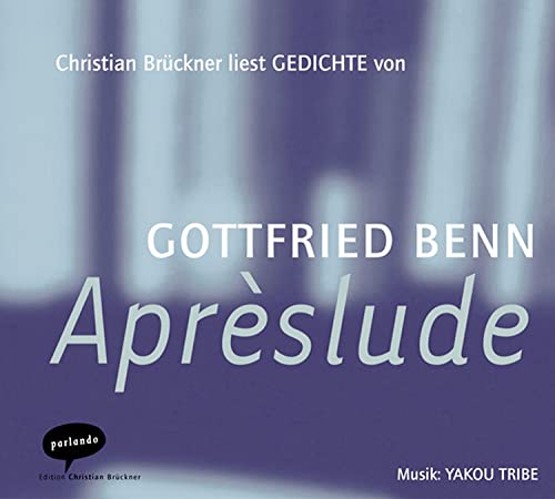 9783935125574: Benn: Aprslude - Gedichte/CD