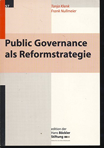 9783935145725: Public Governanceals Reformstrategie (Edition der Hans-Bckler-Stiftung)