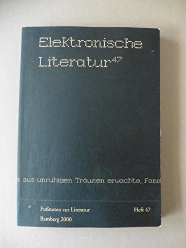 Elektronische Literatur (Fußnoten zur Literatur)