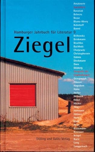 Beispielbild fr Hamburger Jahrbuch fr Literatur 9 zum Verkauf von TAIXTARCHIV Johannes Krings