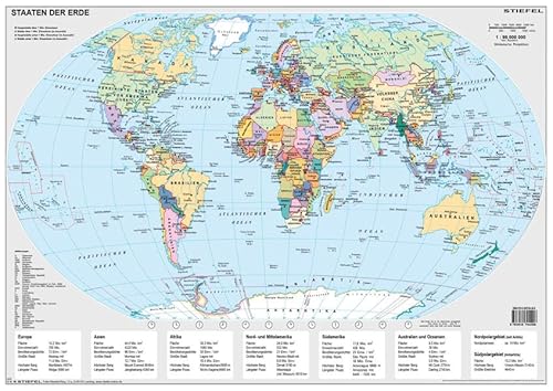 Beispielbild fr Staaten der Erde Handkarte laminiert zum Verkauf von Blackwell's