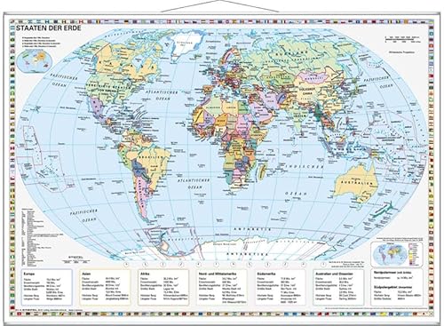 Beispielbild fr Staaten der Erde im Miniformat. Wandkarte mit Metallleiste 1:60000000 zum Verkauf von Blackwell's