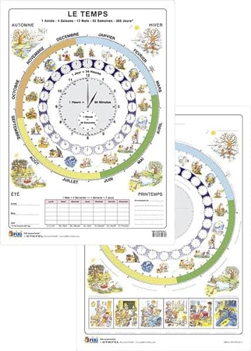 Beispielbild fr Le Temps - Lernkarte DIN A4: FIXI-LearnCard zum Verkauf von medimops