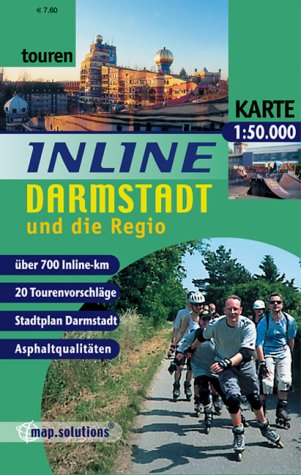 Beispielbild fr Inline Darmstadt und die Regio 1 : 50 000: Inline-Tourenkarte zum Verkauf von medimops