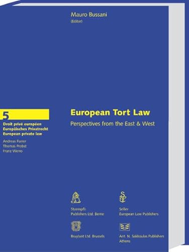 Beispielbild fr European Tort Law: Eastern and Western Perspectives zum Verkauf von suspiratio - online bcherstube