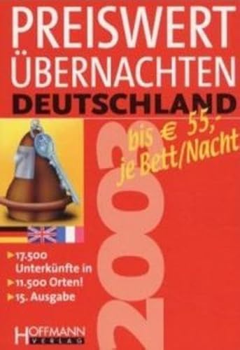 9783935834001: Preiswert bernachten Deutschland 2003