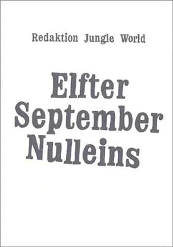 Beispielbild fr Elfter September Nulleins zum Verkauf von medimops