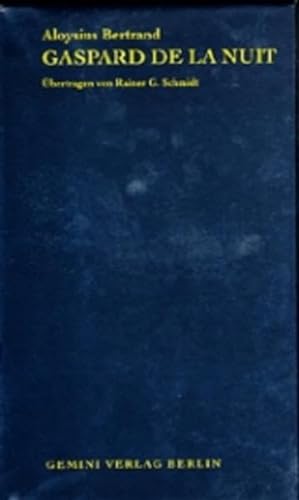 9783935978071: Gaspard de la Nuit: Fantasiestcke in Rembrandts und Callots Manier. Franzsisch und deutsch