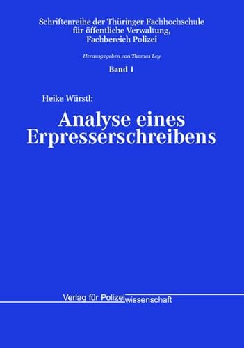 9783935979436: Analyse eines Erpresserschreibens