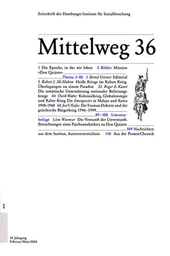 9783936096187: Heie Kriege im Kalten Krieg: Mittelweg 36, Zeitschrift des Hamburger Instituts fr Sozialforschung, Heft 1/2005