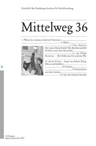 9783936096453: Ein neues Deutschland? Mittelweg 36, Zeitschrift des Hamburger Instituts fr Sozialforschung, Heft 4/2009