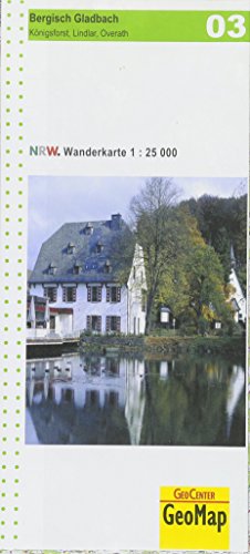 Beispielbild fr Wanderkarte Nordrhein-Westfalen 03 Bergisch-Gladbach 1 : 25 000: Knigsforst, Lindlar, Overath zum Verkauf von medimops