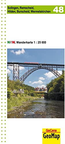 Beispielbild fr NRW Wanderkarte 48 Solingen, Remscheid, Hilden, Burscheid, Wermelskirchen 1 : 25 000 zum Verkauf von Blackwell's
