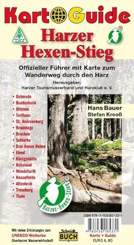 Beispielbild fr KartoGuide Harzer Hexen-Stieg 1 : 30 000: Offizieller Fhrer mit Karte zum Wanderweg durch den Harz zum Verkauf von medimops