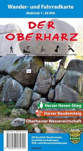 Beispielbild fr Der Oberharz: Wander- und Fahrradkarte zum Verkauf von medimops