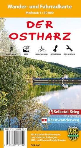 Beispielbild fr Ostharz 1 : 30 000 Wander- und Fahrradkarte zum Verkauf von Blackwell's